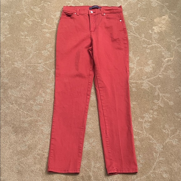 Gloria Vanderbilt Burnt Orange Amanda Jeans, Sz 6 - Picture 1 of 6